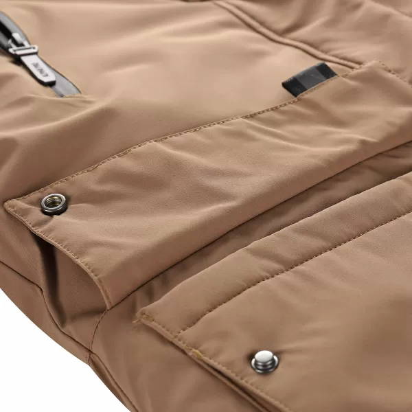  Winterjacke für Damen ALPINE PRO WERDA 3 SEPIA-TÖNUNG 