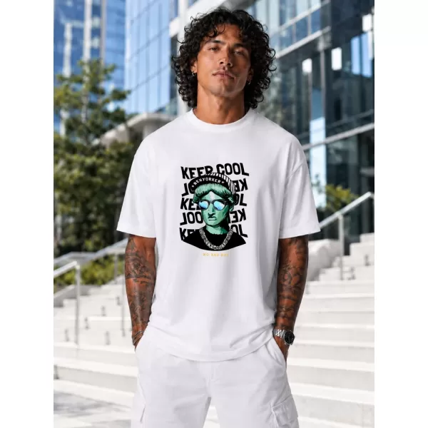  Herren-T-Shirt DSTREET NX1015R-WH-O WEIß 