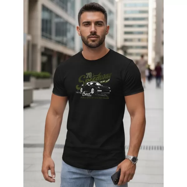  Herren-T-Shirt DSTREET NX5089R SCHWARZ 