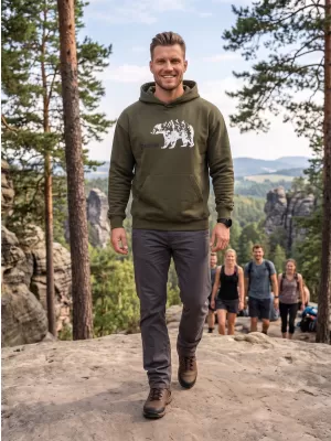 Herren-Sweatshirt ALTISPORT ALM193422 MILITÄR