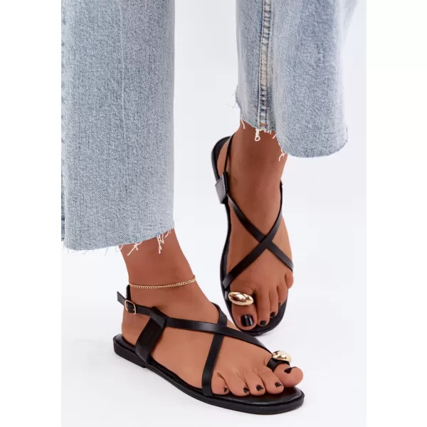  Damensandalen BOTO BJ722 SCHWARZ 