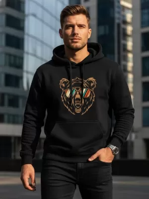 Herren-Sweatshirt DSTREET NX0041B-BK SCHWARZ