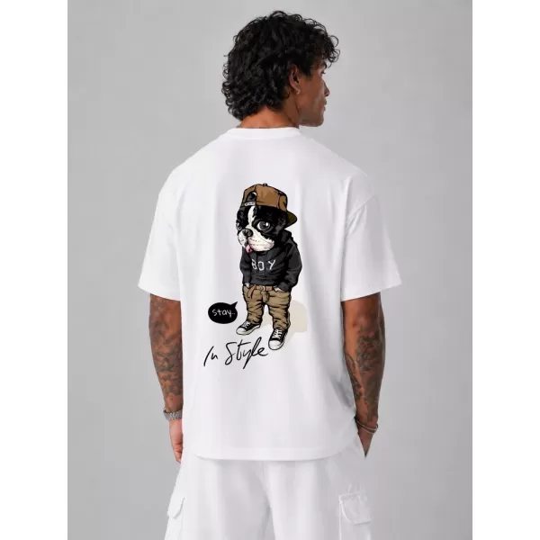  Herren-T-Shirt DSTREET NX4007R-WH-O WEIß 