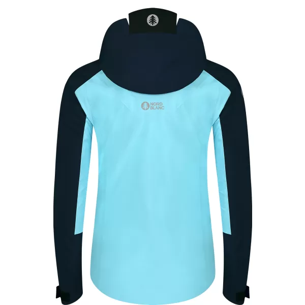  Wasserdichte Damenjacke NORDBLANC HEYDAY NBSJL8316 HELLBLAU 