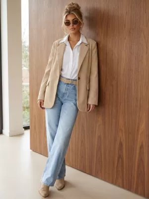 Damenjacke DSTREET PY0158 BEIGE