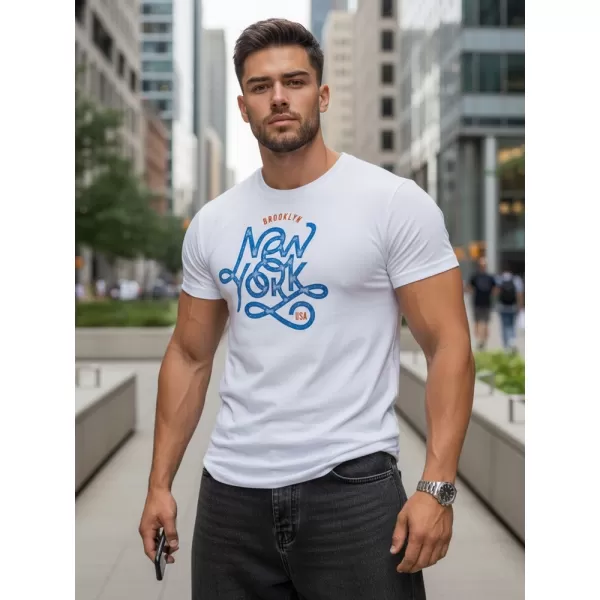  Herren-T-Shirt DSTREET RX5369 WEIß 