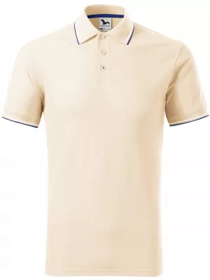 Herren-T-Shirt mit Kragen MALFINI FOCUS 232 MANDEL