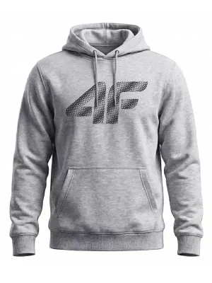 Herren-Sweatshirt 4F WMM00TSWSM2548 KALTE HELLGRAUE MELANGE