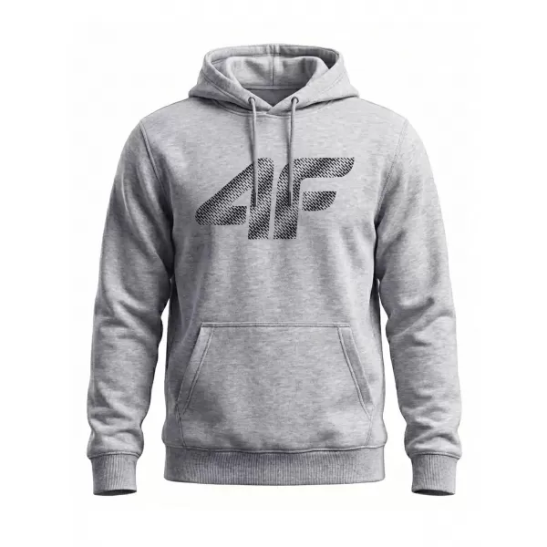  Herren-Sweatshirt 4F WMM00TSWSM2548 KALTE HELLGRAUE MELANGE 