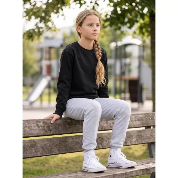  Kinder-Sweatshirt MALFINI CREW 427 SCHWARZ 