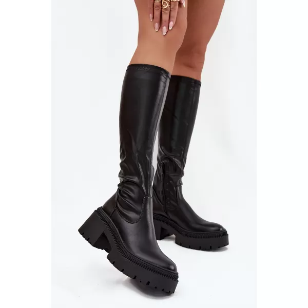 Damenstiefel BOTO 9671A SCHWARZ 