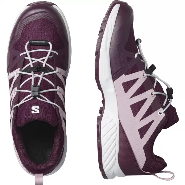  Kinderschuhe SALOMON OUTSCAPE WATERPROOF L49212600 WINTERBLÜTE/MORGENDÄMMERUNG ROSA/WEIß 
