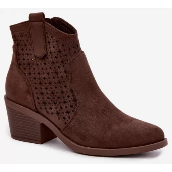  Damenschuhe S.BARSKI HY62-8149 KAFFEE 