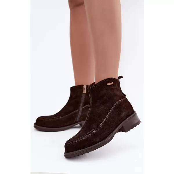  Damen-Stiefeletten BIG STAR SHOES UU274602 BRAUNE/BEIGE SCHATTEN 