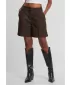 Bermudashorts für Damen URBAN CLASSICS TB7196-00075 BRAUN