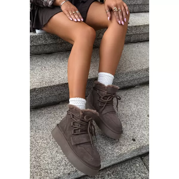 Damenschuhe BIG STAR SHOES UU274315 BRAUNE/BEIGE SCHATTEN 