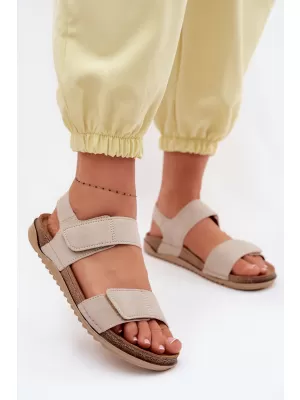 Damensandalen INBLU AA000070 BEIGE