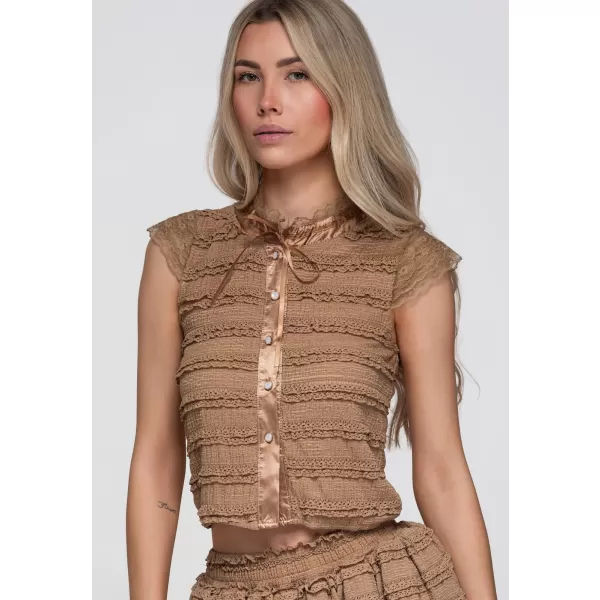  Damenbluse OMBRE OW-TS-E0066 TAUPE 