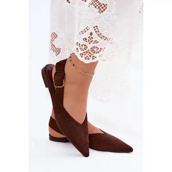  Ballerinas für Damen BOTO 9755 BRAUN 
