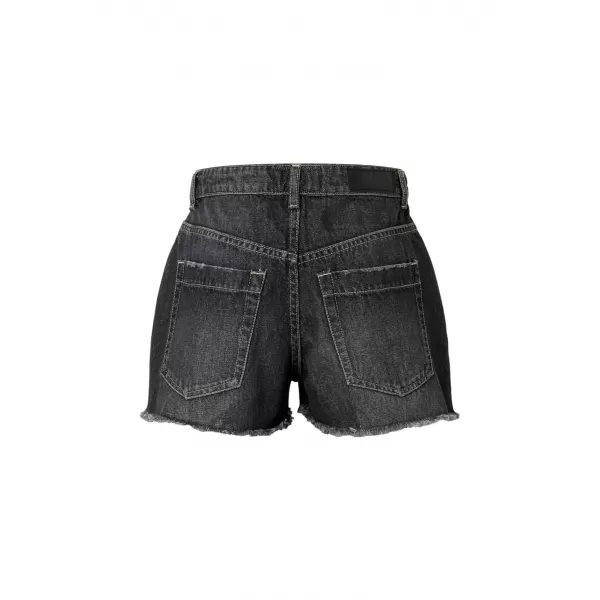  Damen-Shorts URBAN CLASSICS TB8193 SCHWARZ GEWASCHEN 