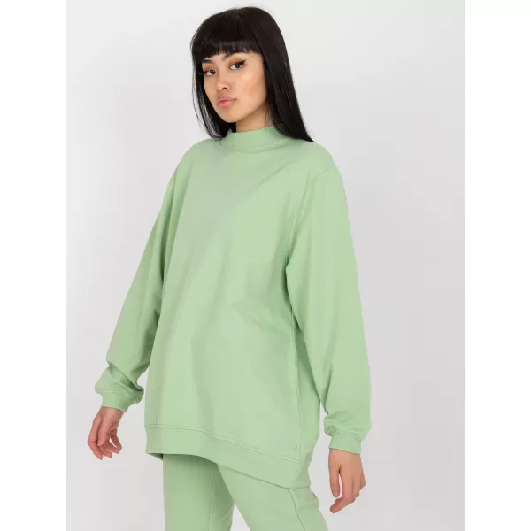  Damen-Sweatshirt BASIC FEEL GOOD AP-BL-A-R001 PISTAZIEN 