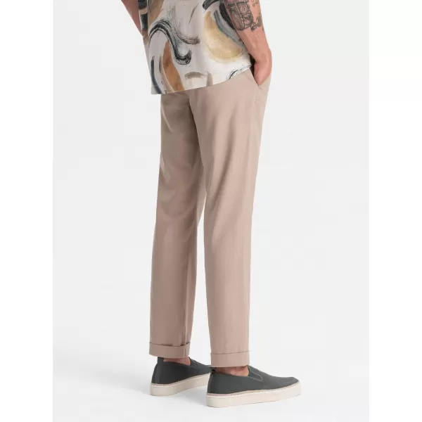  Chino-Hose für Herren OMBRE P1522 BEIGE 
