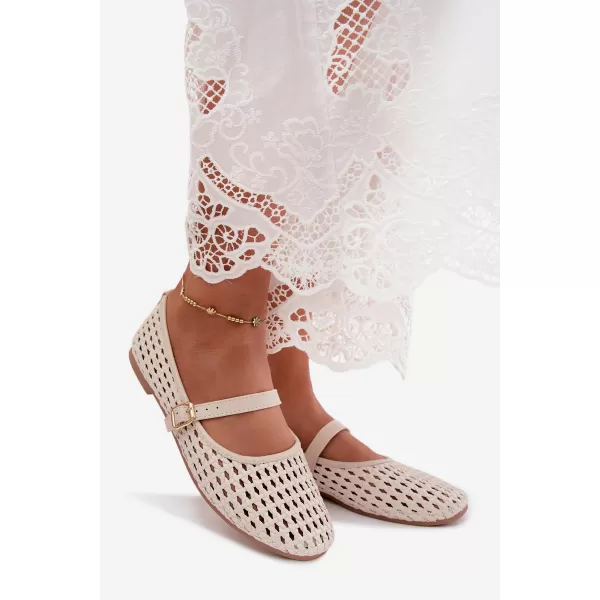  Ballerinas für Damen BOTO ZA76 BEIGE 