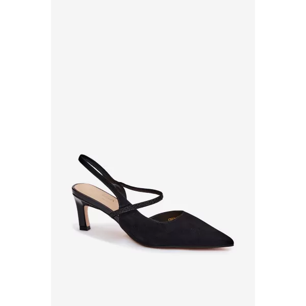 Damensandalen D&A CR61-3048 SCHWARZ 
