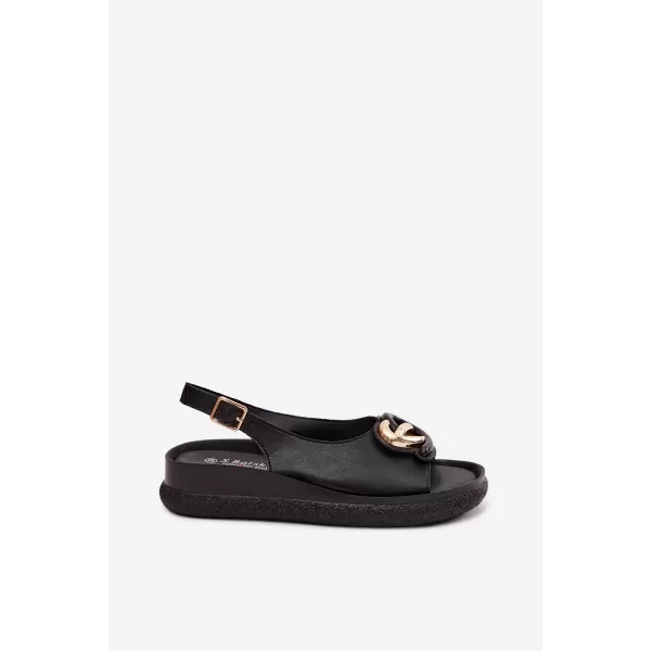  Damensandalen S.BARSKI KV61-6047 SCHWARZ 