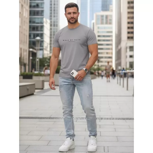  Herren-T-Shirt DSTREET NX5123R-SL HELLGRAU 