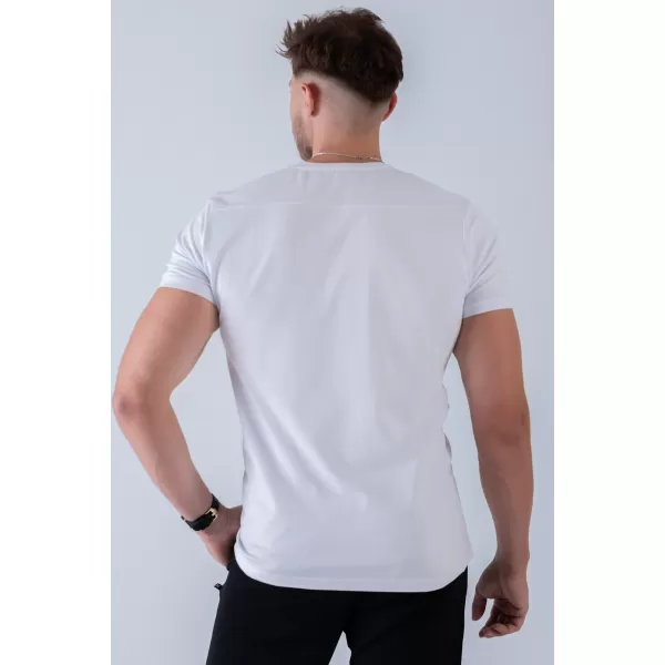  Herren-T-Shirts NEBBIA MIKE MUSCLE FIT 158 WEIß 