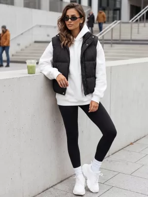 Damenweste DSTREET TY5728 SCHWARZ
