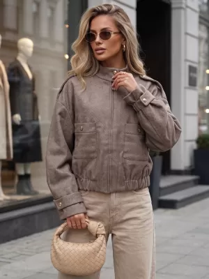 Damenjacke DSTREET TY5848 KHAKI