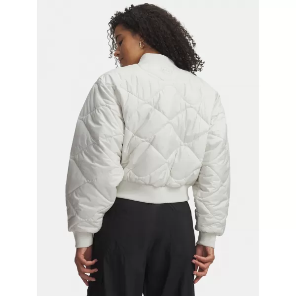 Bomberjacke für Damen UNDER ARMOUR HERITAGE BOMBER 6000638-110 WEIß 