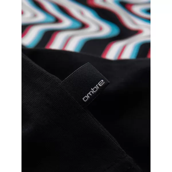  Herren-T-Shirt OMBRE OM-TSPT-0286 SCHWARZ 