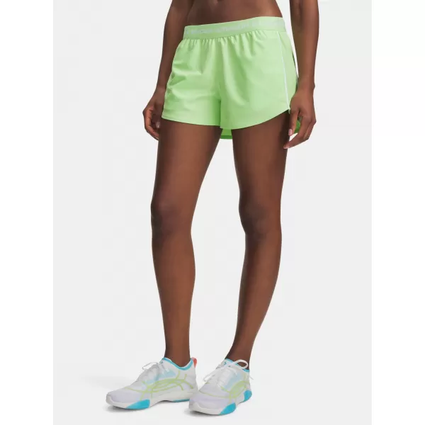  Damen-Shorts UNDER ARMOUR TECH PLAY UP SHORTS 1389882-712 GRÜN 