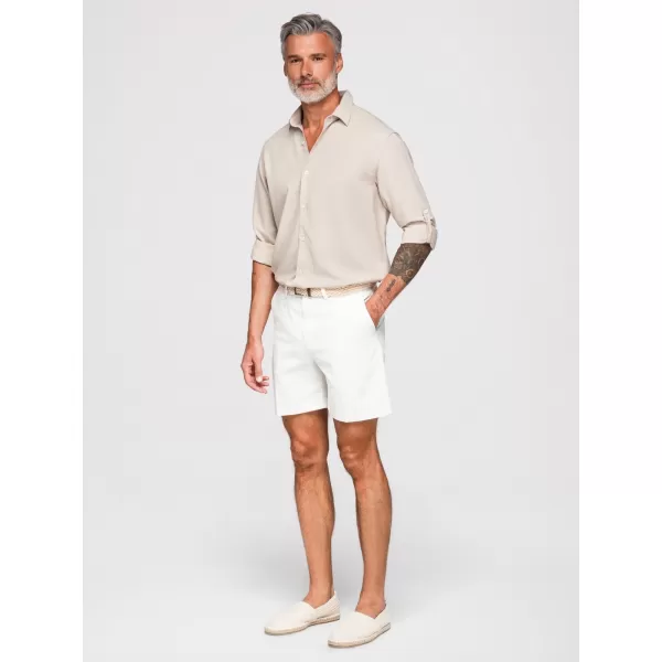  Herrenhemd OMBRE OM-SHCS-0190 BEIGE 