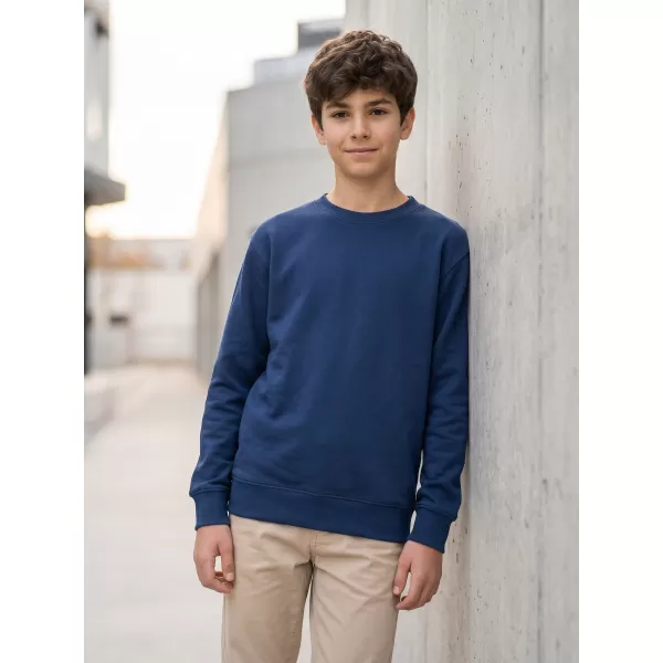  Kinder-Sweatshirt MALFINI CREW 427 MITTERNACHTSBLAU 