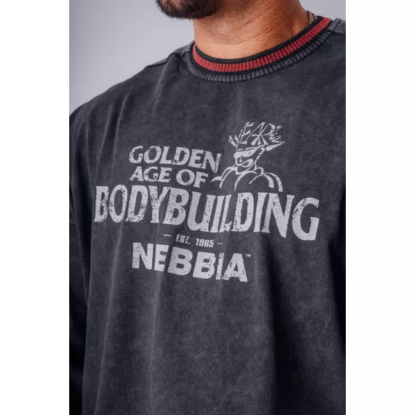 Herren-T-Shirts NEBBIA OLYMPIA 952 SCHWARZ 