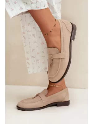 Damenmokassins BOTO 1539 KHAKI