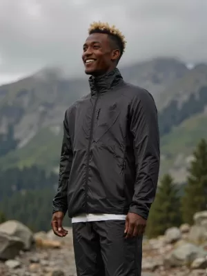Ultraleichte Herrenjacke ALPINE PRO GERED SCHWARZ