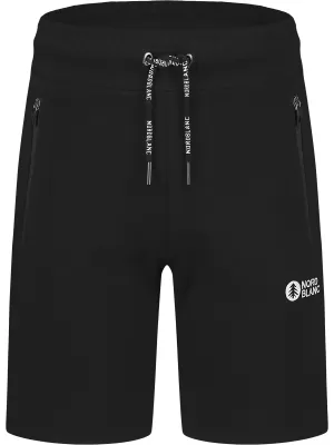 Baumwollshorts für Herren NORDBLANC RELAXEDFIT NBSPM8254 SCHWARZ