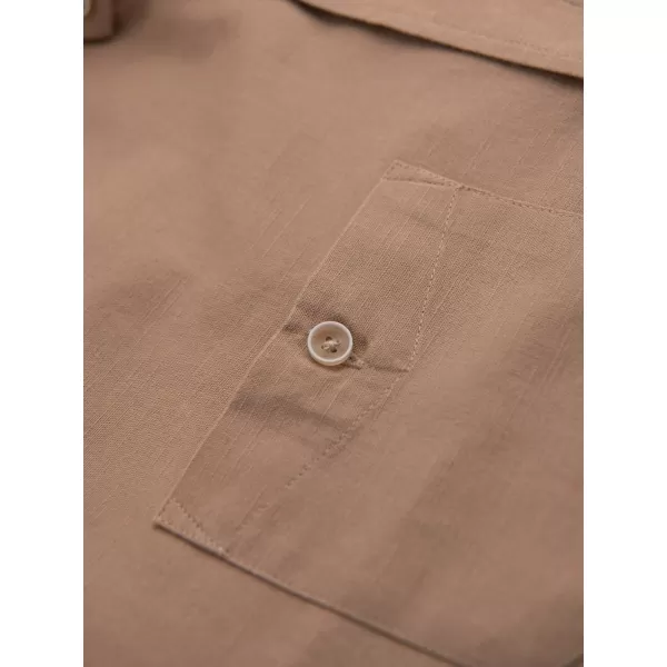  Herrenhemd OMBRE N-OM-SHCS-0134 HELLBRAUN 