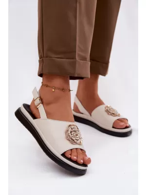 Damensandalen S.BARSKI GR61-5937 BEIGE