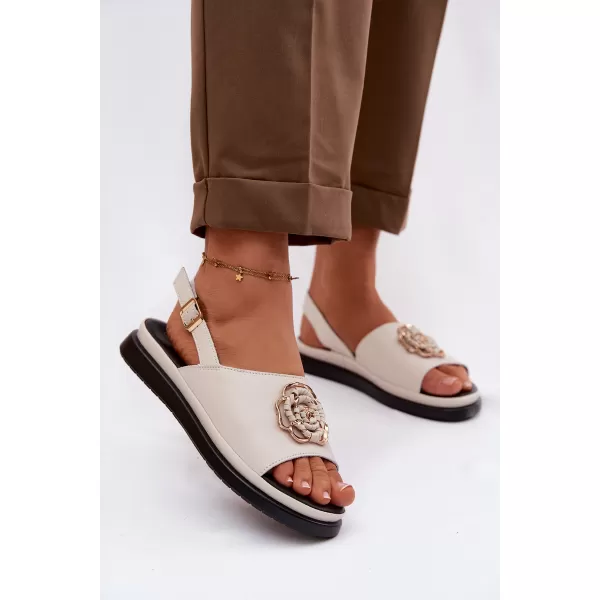  Damensandalen S.BARSKI GR61-5937 BEIGE 