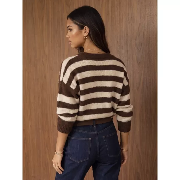  Damenpullover DSTREET MY2611 BEIGE/BRAUN 