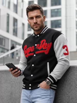 Herren-Sweatshirt DSTREET BX5444 SCHWARZ