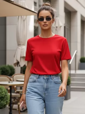 Damen-T-Shirt DSTREET RY2210 ROT