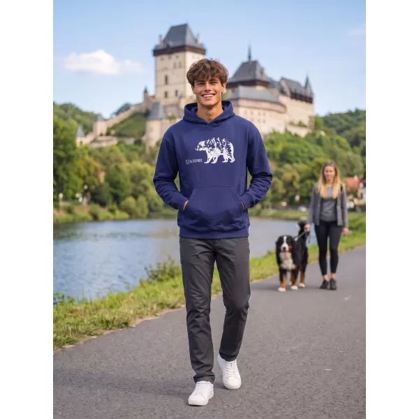  Herren-Sweatshirt ALTISPORT ALM193422 MITTERNACHTSBLAU 