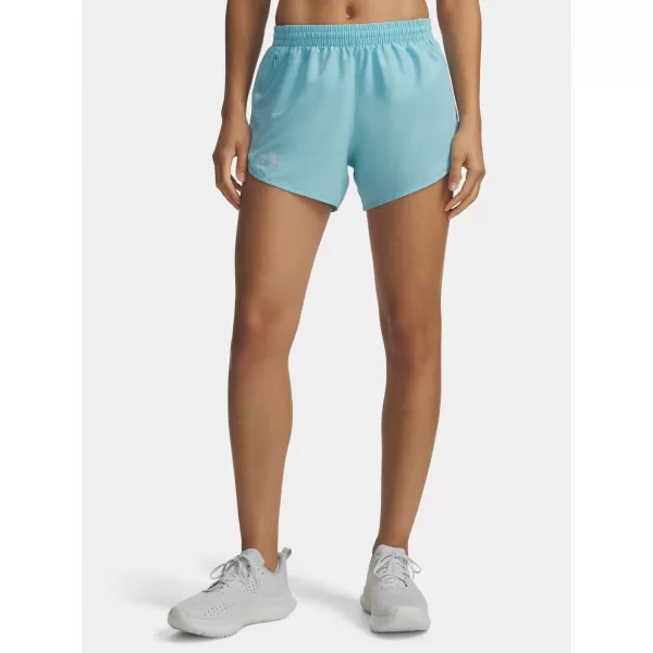  Damen-Shorts UNDER ARMOUR UA FLY BY 3 SHORTS 1382438-425 BLAU 